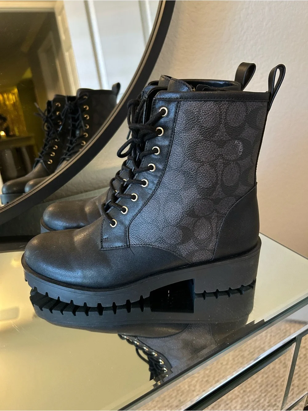 Coach Lyra signature boots